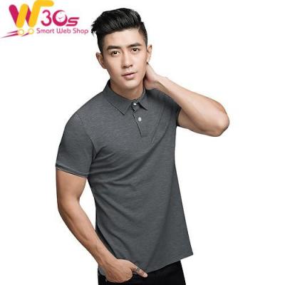 Áo Thun Có Cổ VFASHION VFS0045 - Xám Đậm